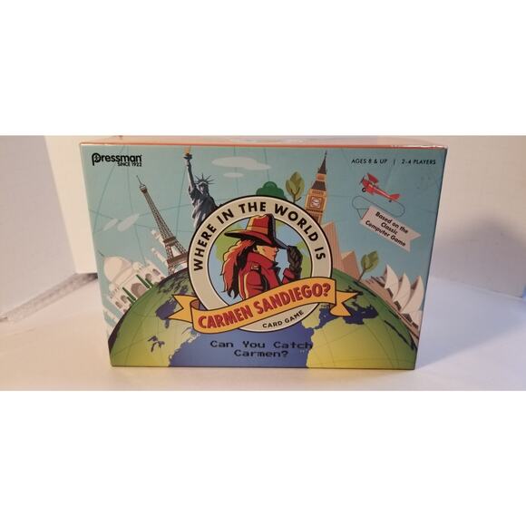 Where in the World is Carmen Sandiego? Card Game Unplayed Opened Complete - Picture 9 of 10